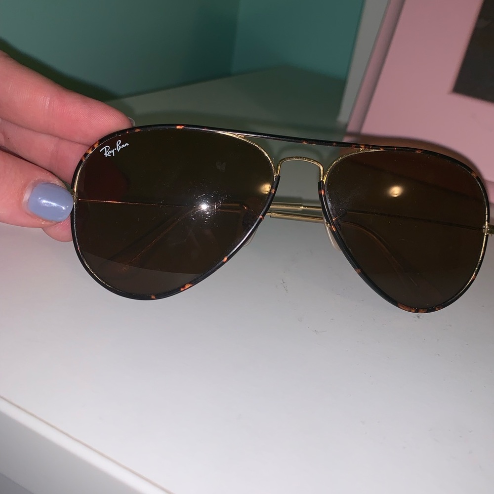 RayBan Aviator Tortoise Shell with Gold